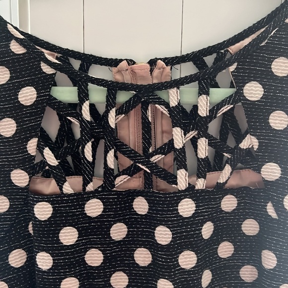 Maeve Nikola Cut-out Polka-dot Dress - Picture 3 of 7